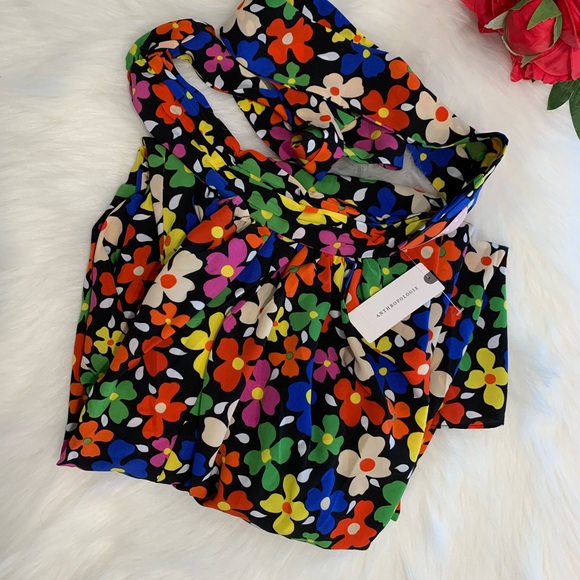 Anthropologie Tessanne floral wide leg jumpsuit - Picture 7 of 8